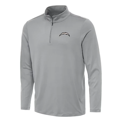 Antigua Men's Los Angeles Chargers Reprocess 1/4-Zip Pullover Top