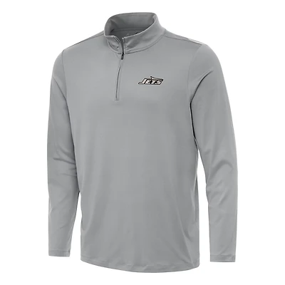 Antigua Men's New York Jets Reprocess 1/4-Zip Pullover Top