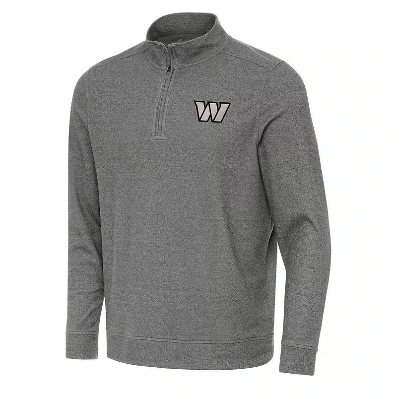 Antigua Men's Washington Commanders Subtle 1/4-Zip Pullover Top