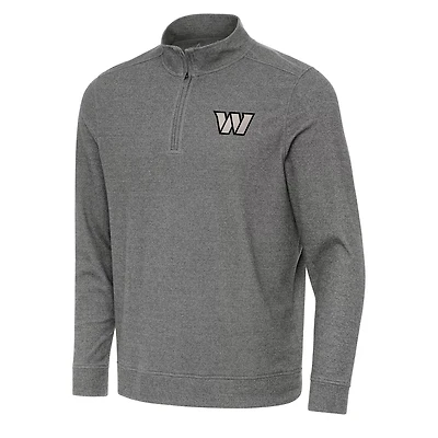 Antigua Men's Washington Commanders Subtle 1/4-Zip Pullover Top