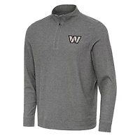 Antigua Men's Washington Commanders Subtle 1/4-Zip Pullover Top
