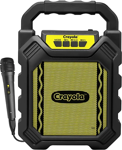 Crayola Portable Bluetooth® Karaoke Speaker with Wired Microphone