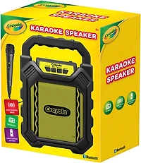 Crayola Portable Bluetooth® Karaoke Speaker with Wired Microphone