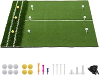 inQracer 5 ft x 4 Golf Hitting Mat with 7 Tee Positions