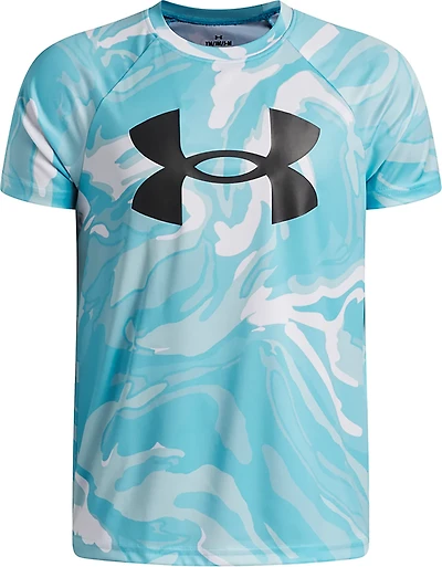 Under Armour Boys' UA Tech Printed Short Sleeve T-shirt