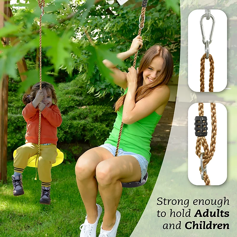 Plexalife Cool Disc Swing With Adjustable Rope