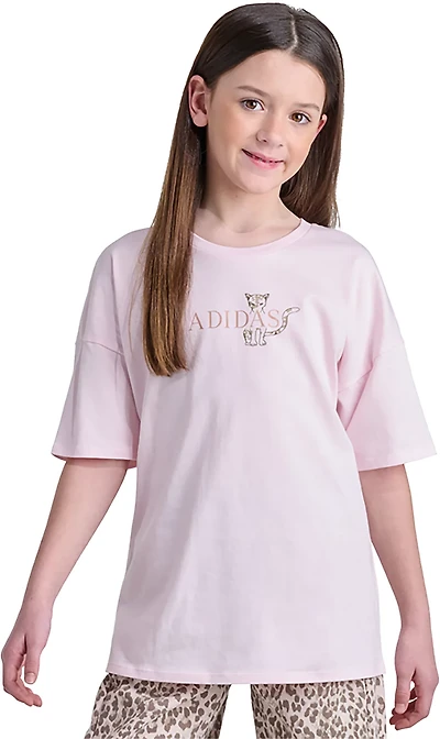 adidas Girls’ Boyfriend T‑Shirt