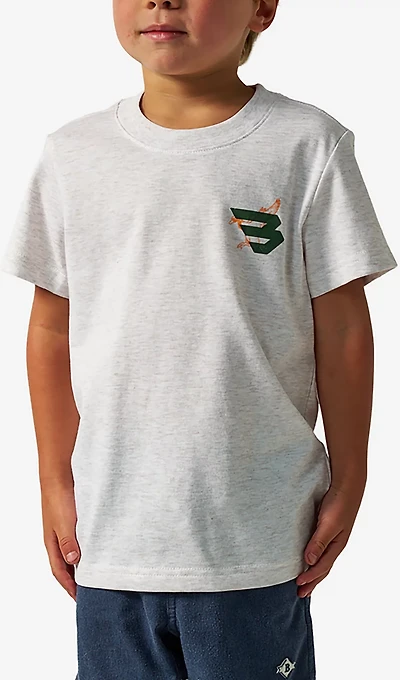 BURLEBO Boys' Duck Flying B Logo T-shirt