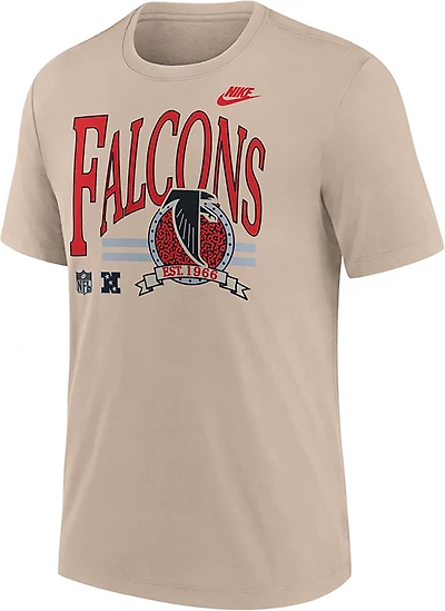 Nike Men's Atlanta Falcons Rewind Triblend Step It Up Graphic T-shirt