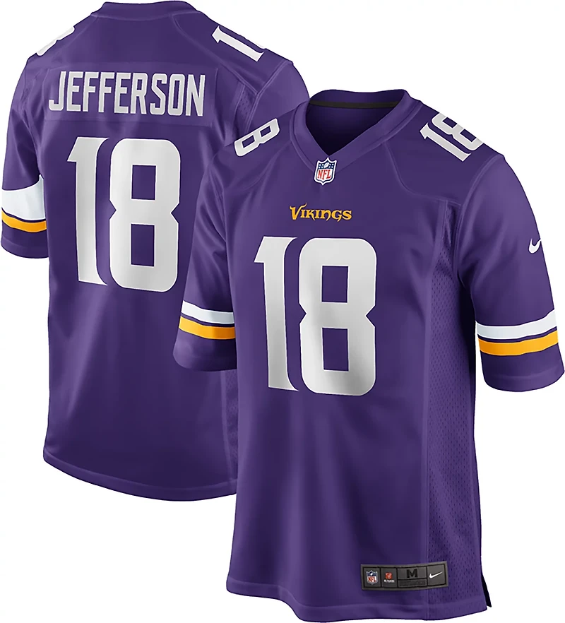 Nike Men's Minnesota Vikings Justin Jefferson #18 Home Game Jersey