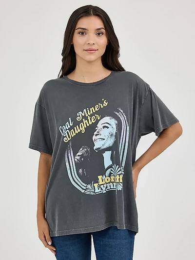 Wrangler Women's Loretta Lynn Oversized Band T-shirt