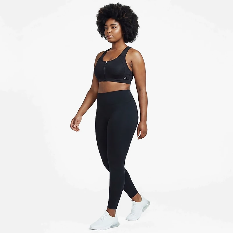 BCG Women's High Zip Front Sports Bra