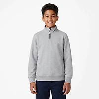 Nautica Uniform  Boys' Fleece Quarter Zip Pullover