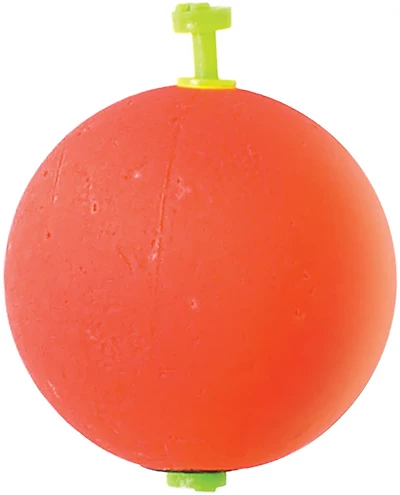 Eagle Claw Weighted Foam Round Snap-On Floats 2-Pack