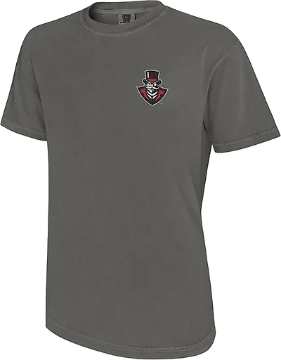 WILDCAT RETRO Men's Austin Peay State University Let's Go Bubble Letters Graphic T-shirt