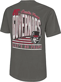 WILDCAT RETRO Men's Austin Peay State University Let's Go Bubble Letters Graphic T-shirt