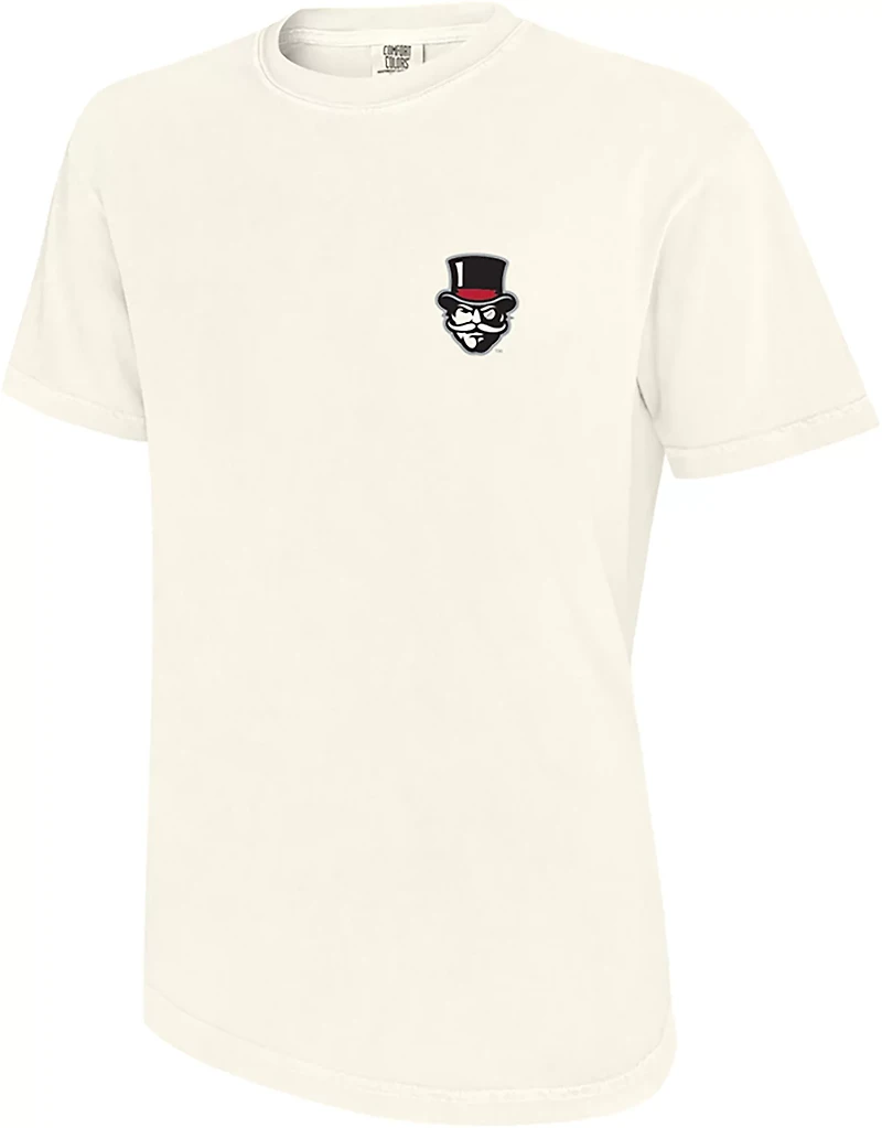 WILDCAT RETRO Men's Austin Peay State University Diagonal Governors Graphic T-shirt