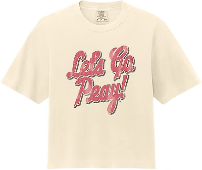 WILDCAT RETRO Women's Austin Peay State University Let's Go Script Graphic T-shirt