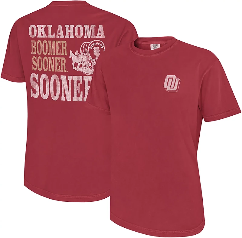 WILDCAT RETRO Men's University of Oklahoma Wagon Disco Graphic T-shirt