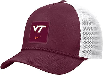 Nike Adults' Virginia Tech Patch Structured Meshback Cap