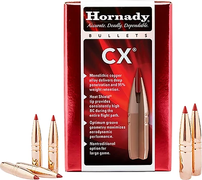 Hornady 7mm Cal .284 160 GR CX Reloading Bullets