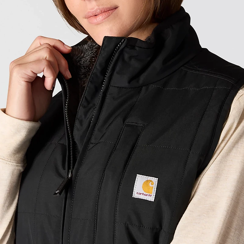 Carhartt Women’s Rain Defender® Relaxed Fit Lightweight Insulated Mock‑Neck Vest
