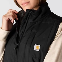 Carhartt Women’s Rain Defender® Relaxed Fit Lightweight Insulated Mock‑Neck Vest