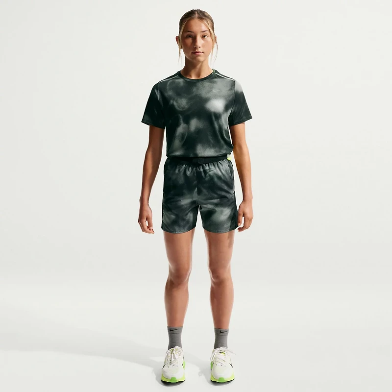 Nike Boys' Miler Novelty Short Sleeve Running T-shirt