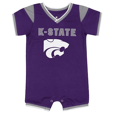 Colosseum Athletics Infants' Kansas State University All Day Football Romper