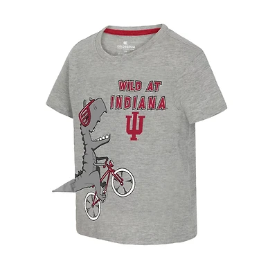 Colosseum Athletics Toddlers' Indiana University Wild Dino Graphic T-shirt
