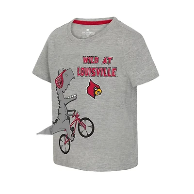 Colosseum Athletics Toddlers' University of Louisville Wild Dino Graphic T-shirt
