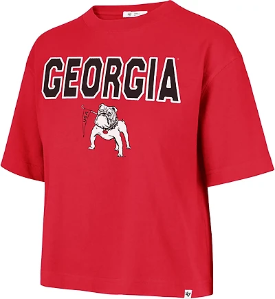 '47 Women's Georgia Foundation Crop Short Sleeve T-shirt