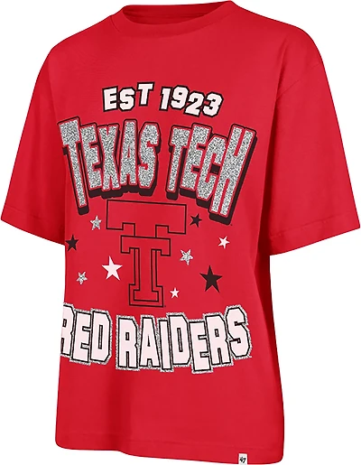 '47 Women's Texas Tech Scatter Star Short Sleeve T-shirt