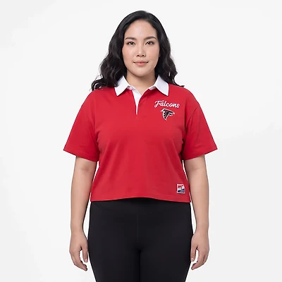 New Era Women's Atlanta Falcons Boxy Polo Shirt