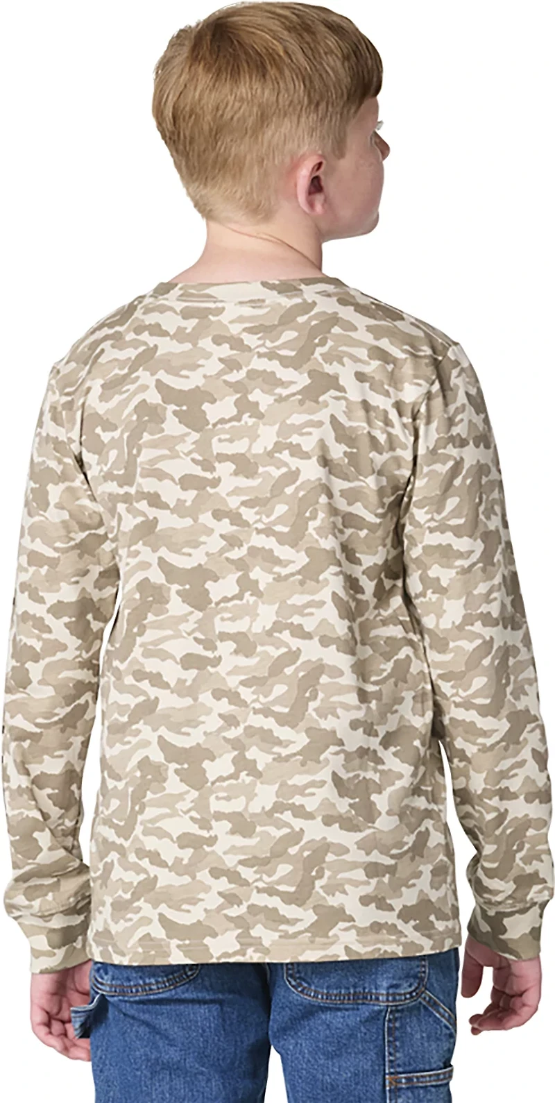 Carhartt Boys' Camo Pocket Long Sleeve T-shirt