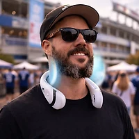 AlphaCool Kansas City Chiefs Wearable Personal Bladeless Neck Fan