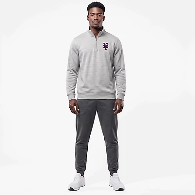 Antigua New York Mets Victory Quarter-Zip Pullover Top