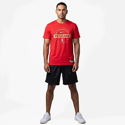 Nike New Orleans Pelicans 2025 26 On-Court Flare Performance Practice T-Shirt
