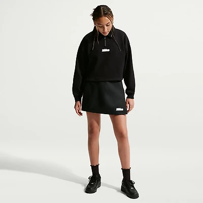 Nike Girls' Sportswear Studio Graphic Quarter Zip Top
