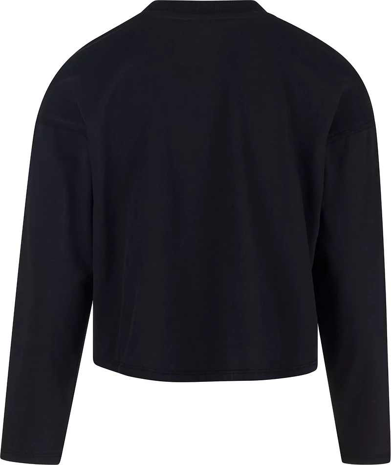 BCG Girl's Lifestyle Cotton Long Sleeve Space Orbit Heart T-shirt