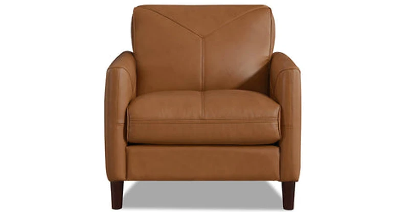Glenwood Genuine Leather Accent Chair