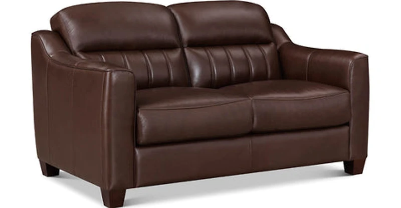 Nolan Genuine Leather Loveseat