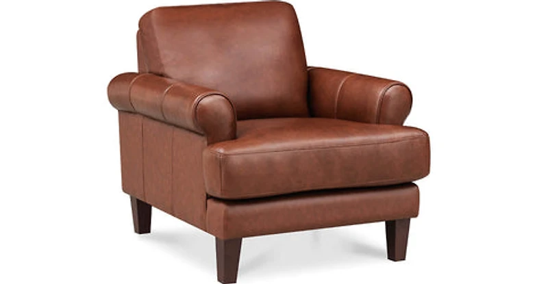Austra Genuine Leather Accent Chair