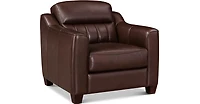Nolan Genuine Leather Accent Chair