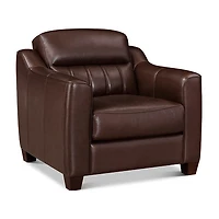 Nolan Genuine Leather Accent Chair