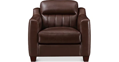 Nolan Genuine Leather Accent Chair