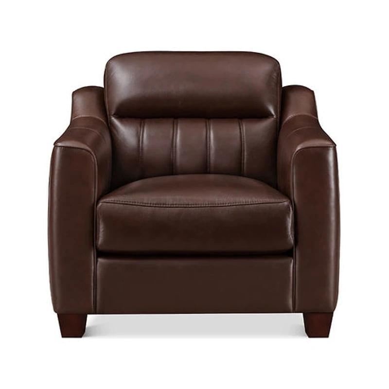 Nolan Genuine Leather Accent Chair