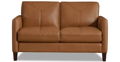 Glenwood Genuine Leather Loveseat