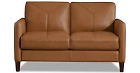 Glenwood Genuine Leather Loveseat