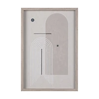 Balance II Wooden Frame Art